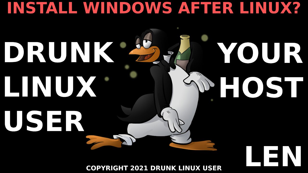 INSTALL WINDOWS AFTER LINUX?