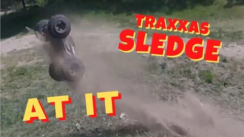 Traxxas sledge Doing it