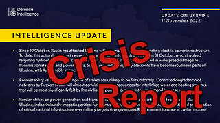 Intelligence Update on the War in Ukraine - Crisis Report