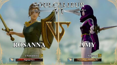 Rosanna (x Farcaster x) VS Amy (Âmesang) (SoulCalibur™ VI: Online)