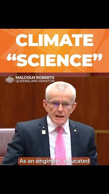 Australian Senator DESTROYS Climate Change Hysteria In 90 Seconds