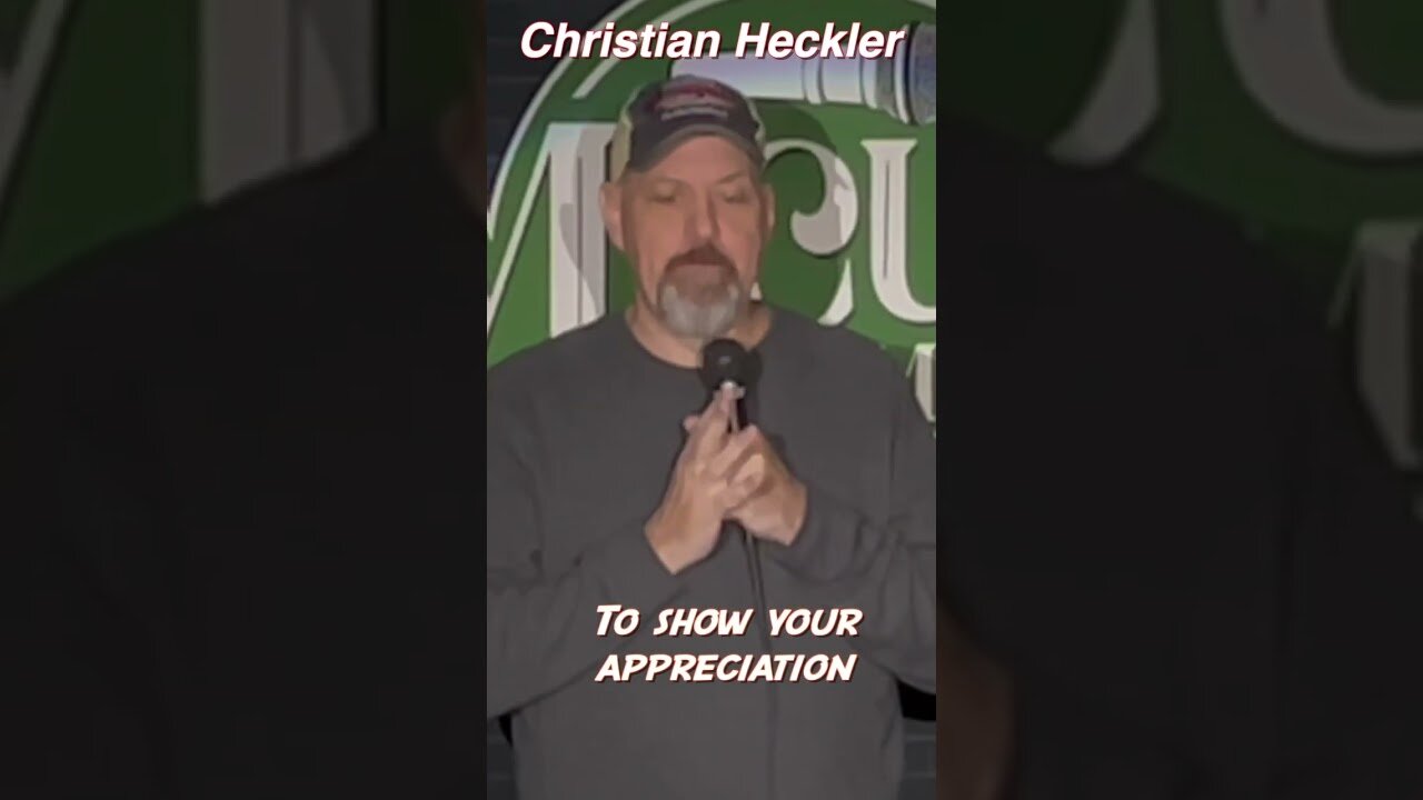 Christian Heckler? #crowdwork #shorts #heckler