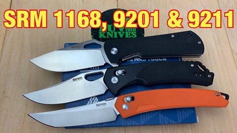 SRM knives 1168,9201 & 9211 / includes disassembly/ great budget users !!