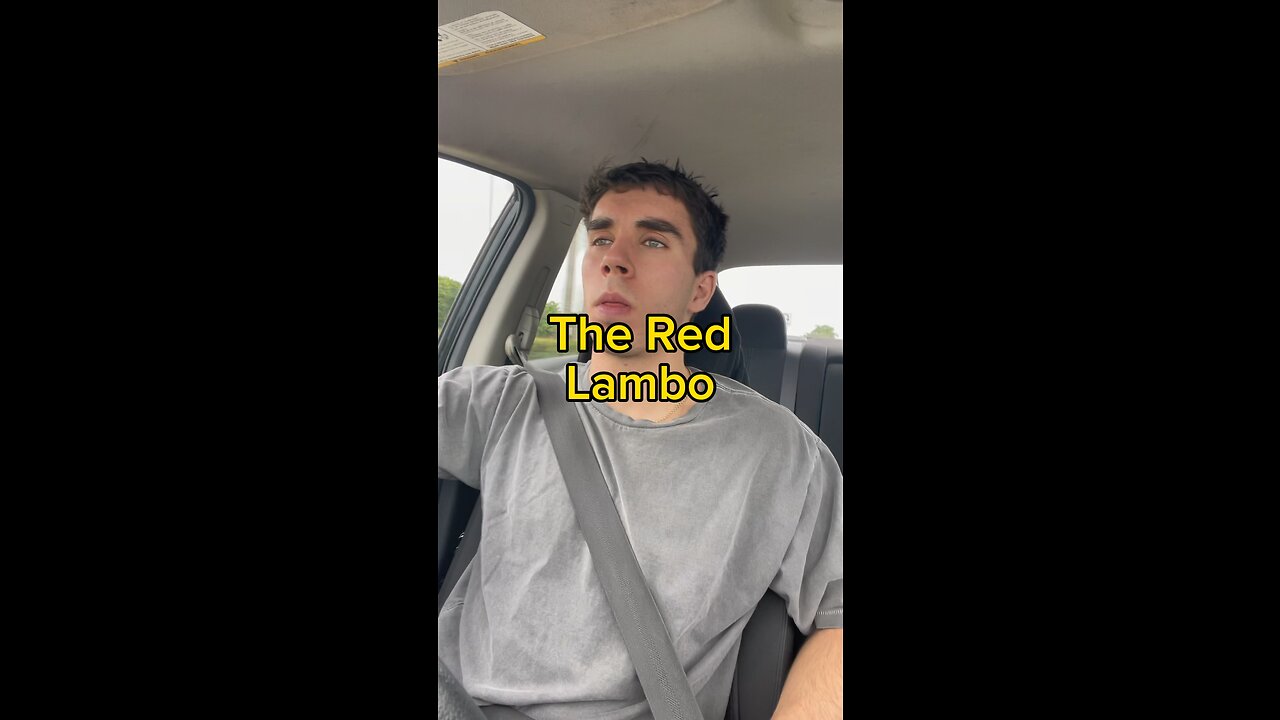 The Red Lamborghini