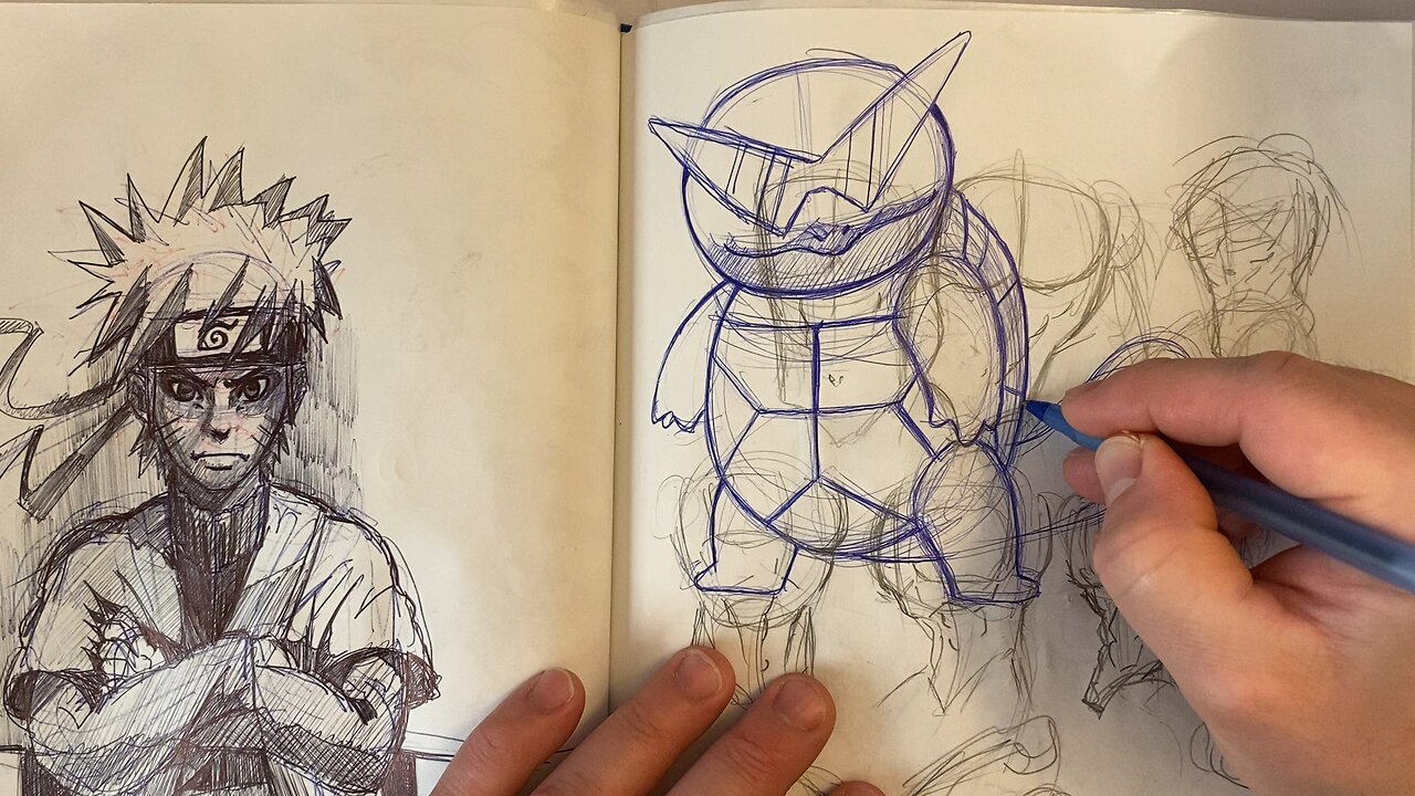 Art Vlog Day 11 - Squirtle and Artificially Create Small Wins