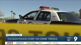 Tucson Police Chief compares crime numbers from previous years