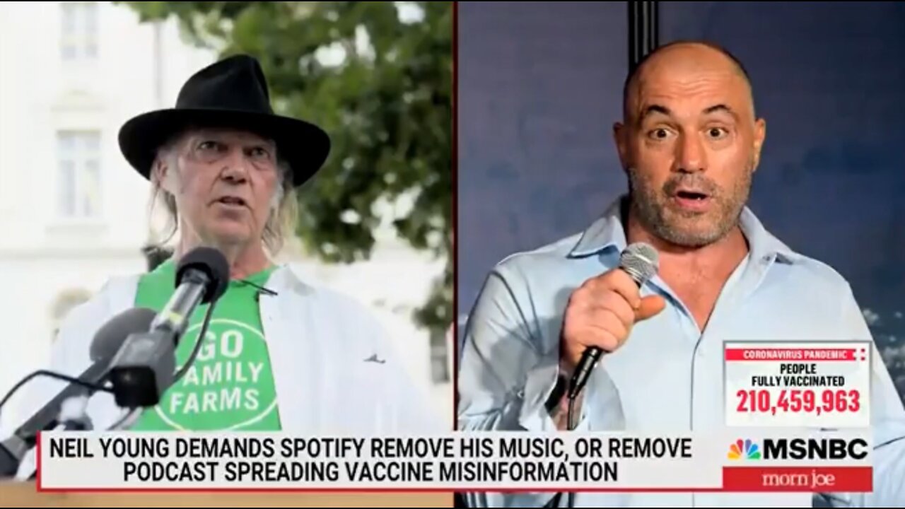 Biden’s Surgeon General and Neil Young Calls for Joe Rogan’s Podcast to be Censored