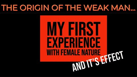 The #1 TASK ALL "BROKEN" MEN MUST UNDERTAKE