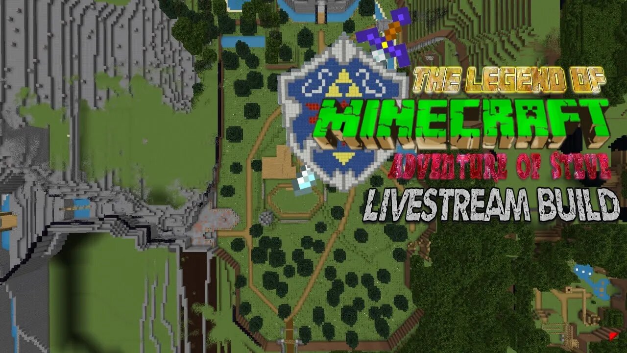 The Legend of Minecraft: Live stream build! "Time to fix them bugs!"