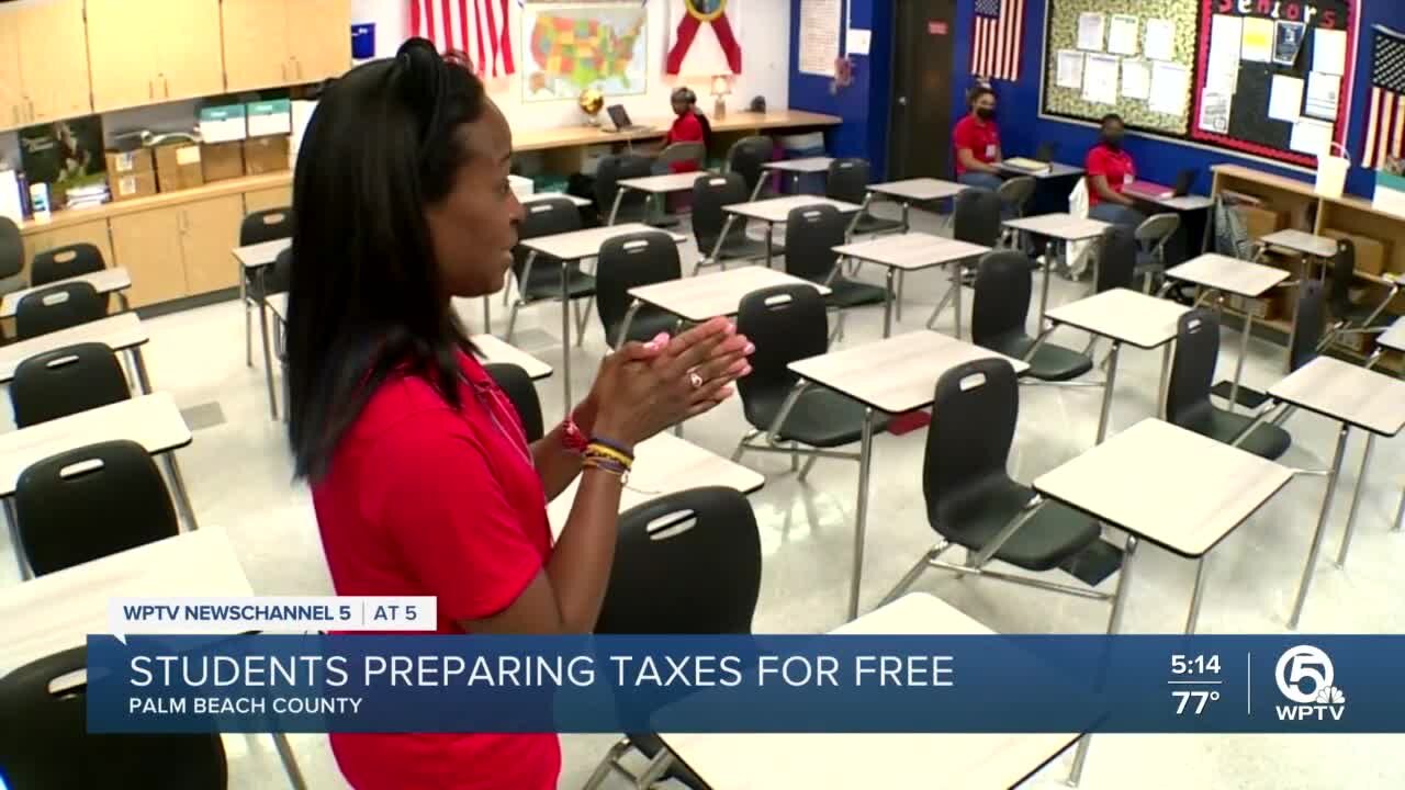 Palm Beach County high school students can file your taxes