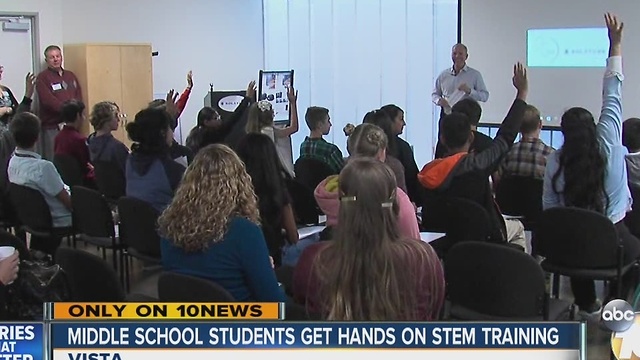 Vista students learn about jobs of the future