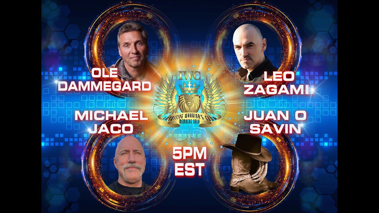 A Round Table on the future of humanity with:- OLE DAMMEGARD-LEO ZAGAMI-MICHAEL JACO-JUAN O SAVIN