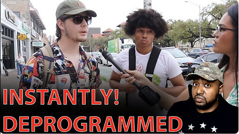 White College Student DEPROGRAMMED After Claiming He Has White Privilege But Can't Explain Why