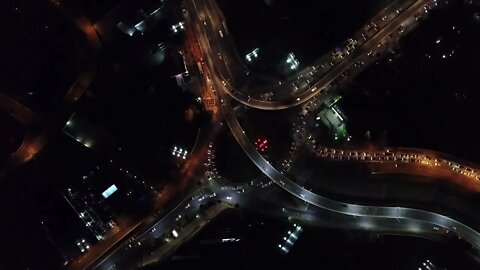 City Aerial view relaxing music