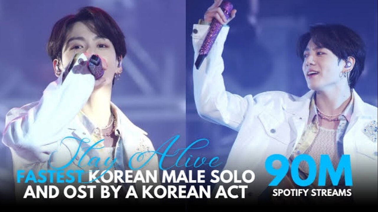 STAY ALIVE ||Fastest Korean Male solo and Ost by a Kpop Artist