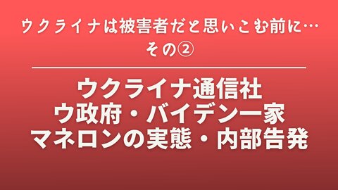 ウクライナ政府とバイデン一家・マネロンを内部告発