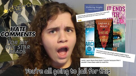 Reading ONE STAR Reviews of MY FAVORITE Books l JAIL TIME FOR ALL OF YOU