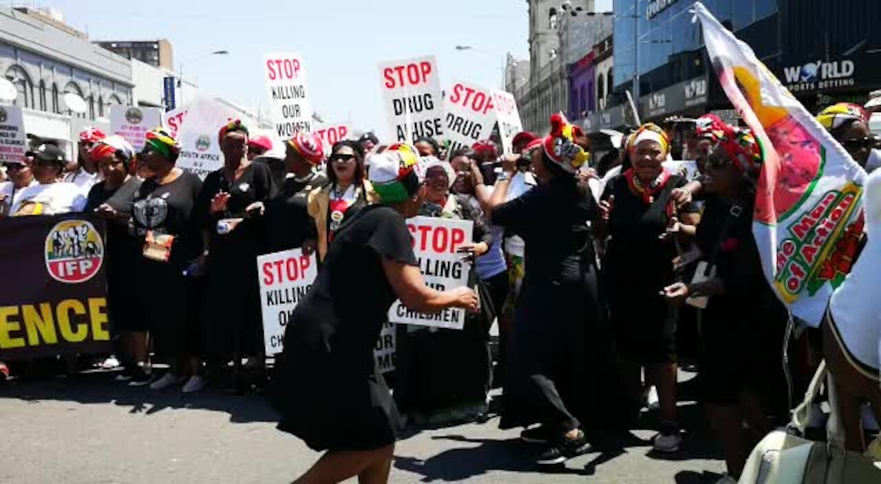 SOUTH AFRICA - Durban - IFP's Gender Based Violence march (Videos) (pCp)