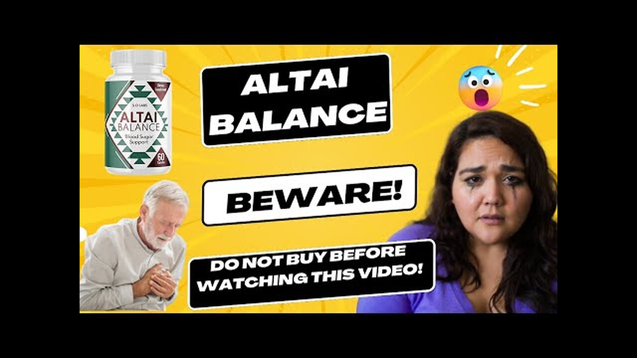 ALTAI BALANCE (REVIEW) Does ALTAI BALANCE work? BEWARE! DO NOT BUY BEFORE WATCHING THIS VIDEO!