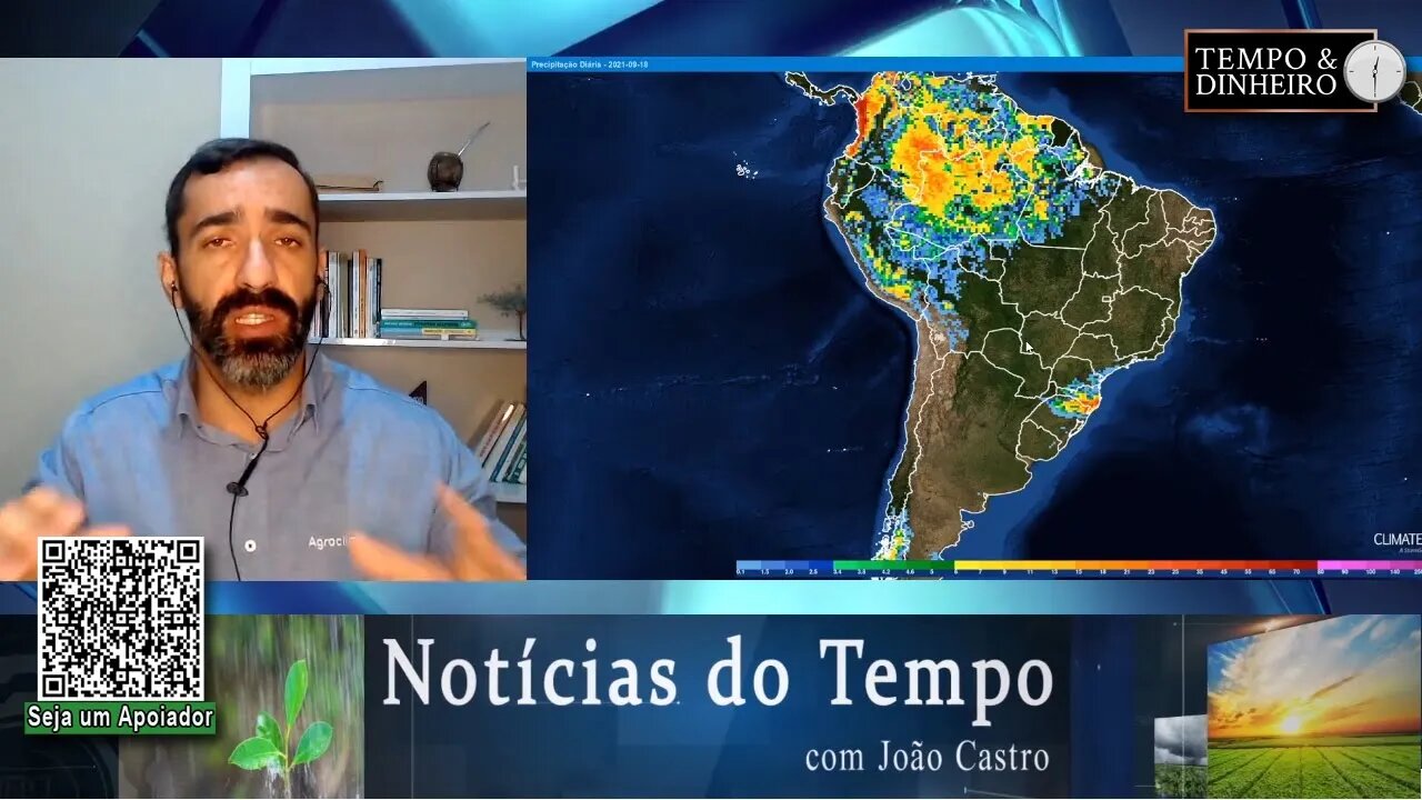 Chuvas continuam sobre o Sul (principalmente no Paraná), mas não sobem para o Sudeste e BR Central