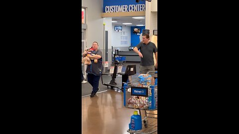 Walmart employee stops customer theft ￼