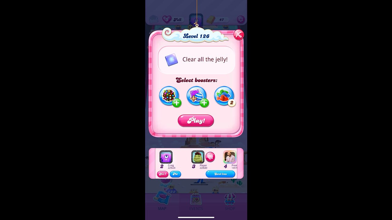 Candy Crush Saga Level 126