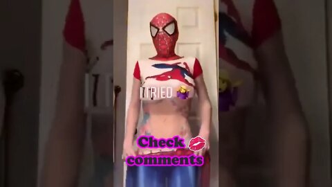 SpiderMan Girl #shorts #foryou #fyp #spiderman #spidermangirl #viral #funny #tiktok #trending