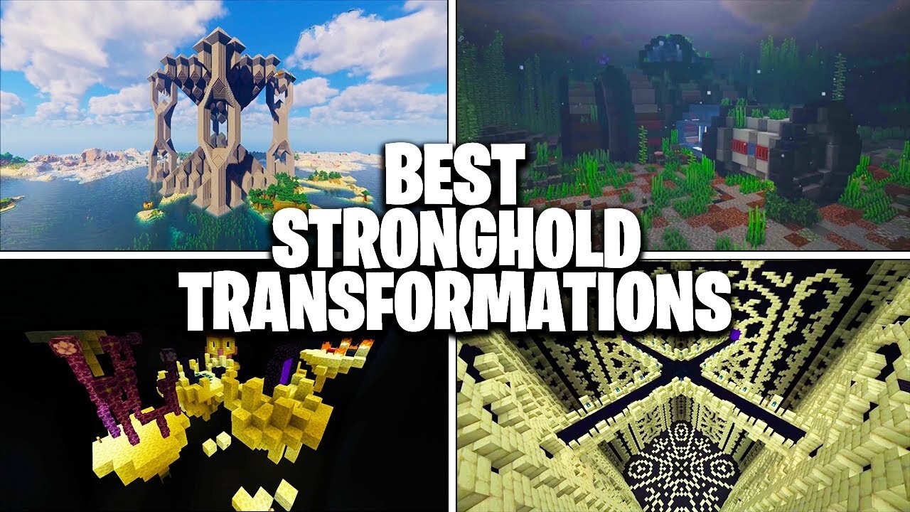 BEST Minecraft Stronghold Transformations of ALL Time