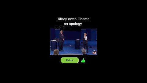 Hillary owes Obama an apology