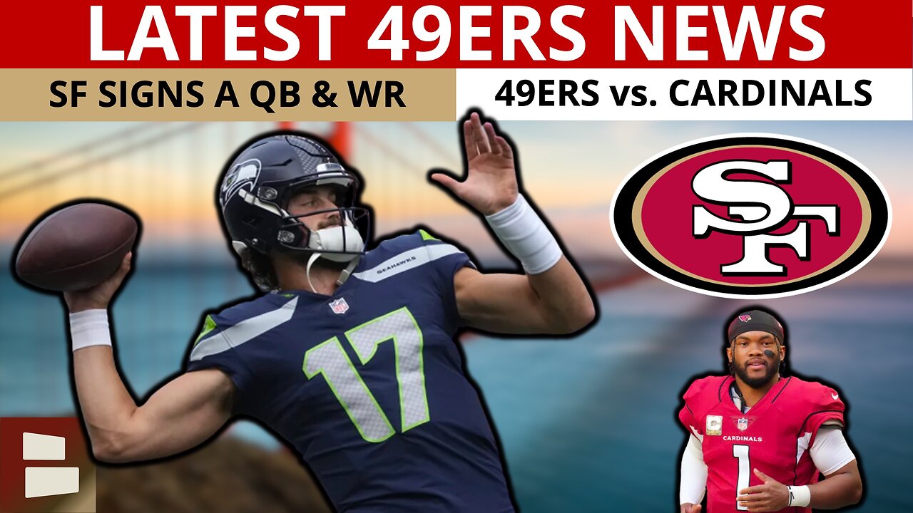 JUST IN: 49ers SIGN QB Jacob Eason & WR Dazz Newsome + LATEST 49ers Injury News, Kyler Murray Injury