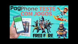 PagPhone em teste de Jogos! Sim! Ele manda bem!