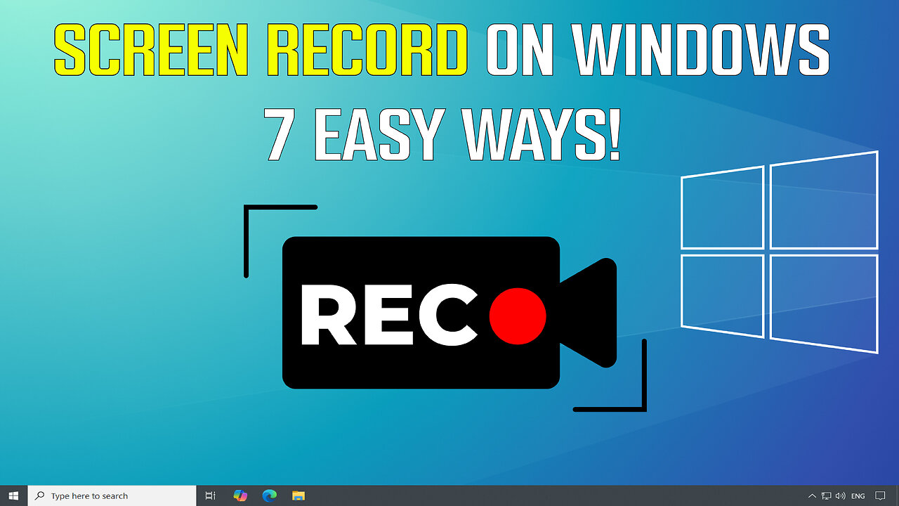 How to Screen Record on Windows for PC/Laptop (7 Easy Ways)