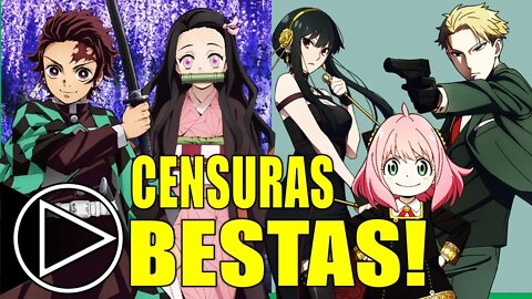 Kimetsu no Yaiba e Spy X Family e a C3nsur4 Besta! - HORAPLAY