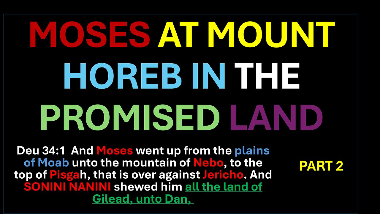 AFRICA IS THE HOLY LAND || THE BIBLE TOOK PLACE IN AFRICA SEE GEOGRAPHIC PROOF - PART 18