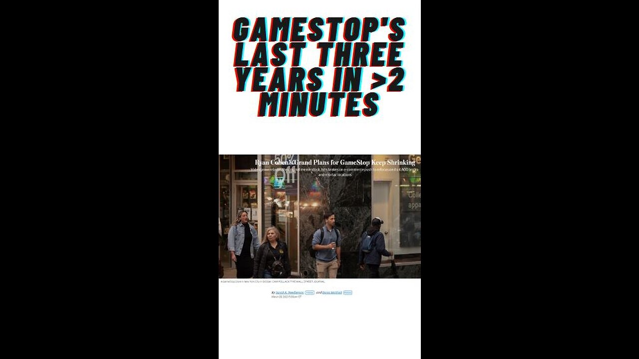 Gamestop: The meme stock that is reverting back to brick and mortar