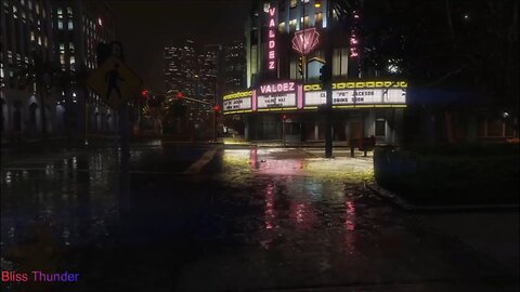 Downtown Rain Sound For Sleep And Relax