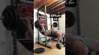 285x2 bench press #shorts