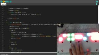 NeoPixel 216 Yahtzee finishing touches
