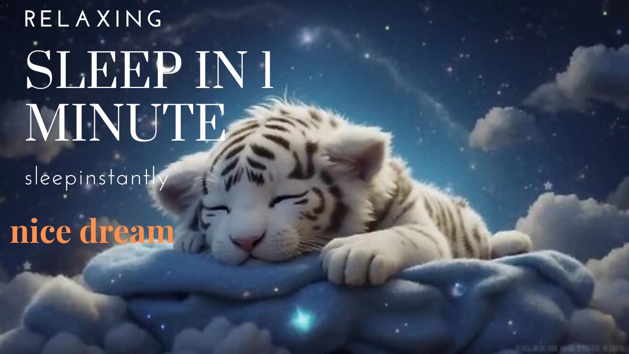 Sleep In 1 Minute ⭐ Mozart Brahms Lullaby