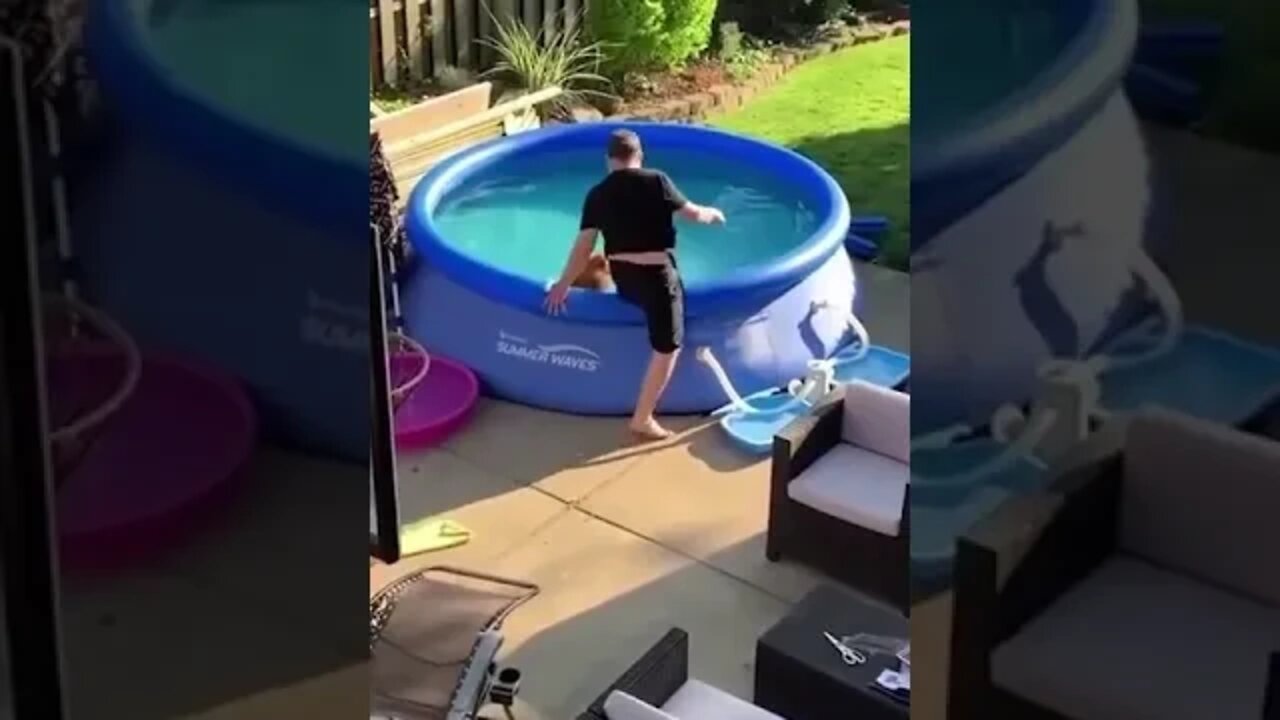 #funnyvideos#fail #dog #swimmingpool