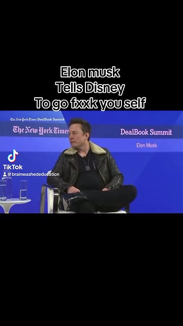 Elon musk tells Disney to fxxk off