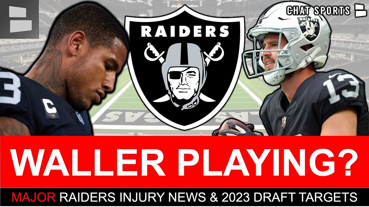 MAJOR Raiders Injury News On Darren Waller, Hunter Renfrow & Divine Deablo