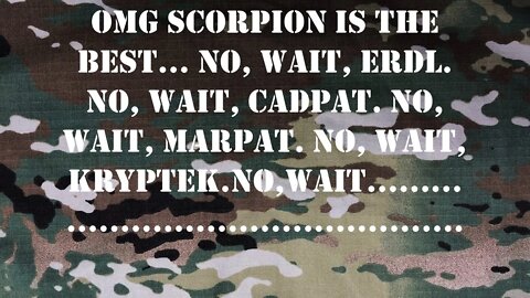 What is the Best Camouflage Pattern?