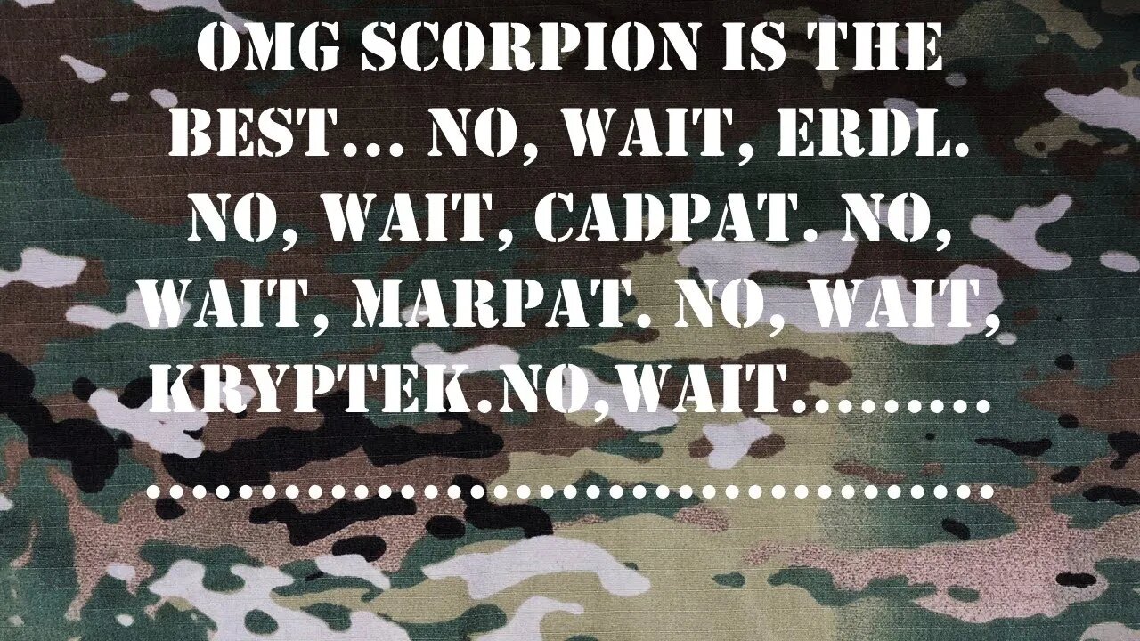What is the Best Camouflage Pattern?