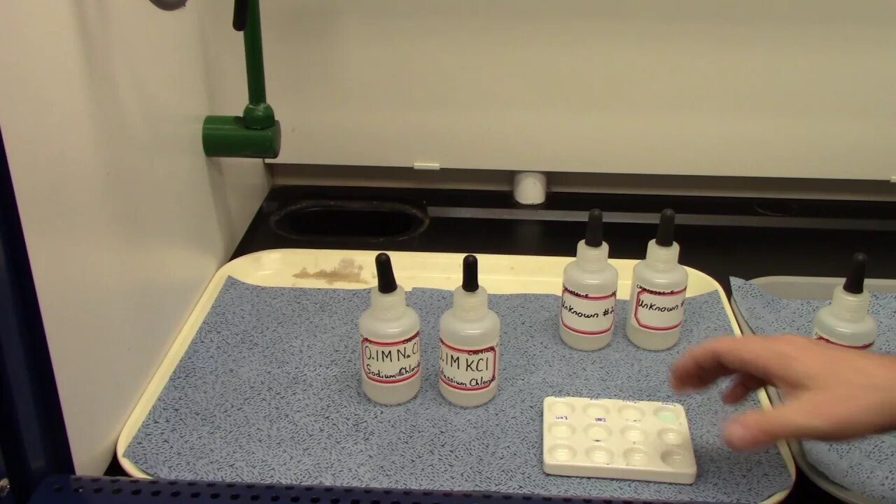 CHM1032L Instructional Video Experiment 5 - Identification of Elements