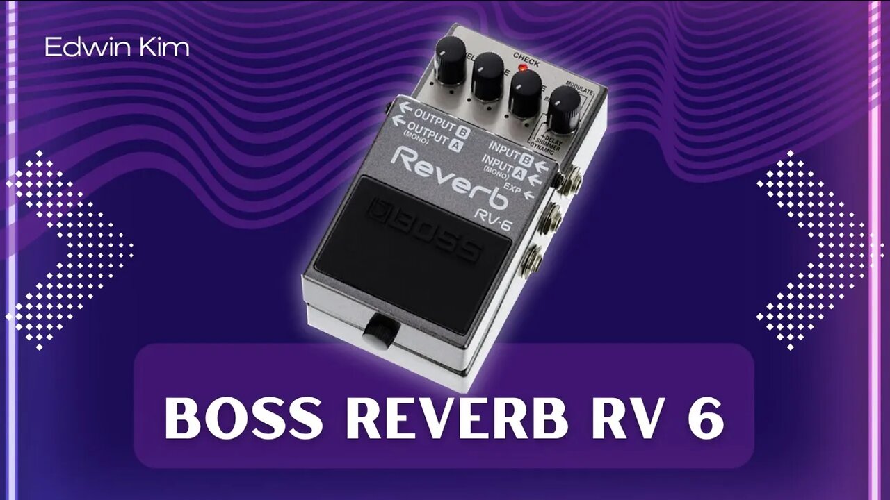 🎸Boss RV-6 Digital Reverb