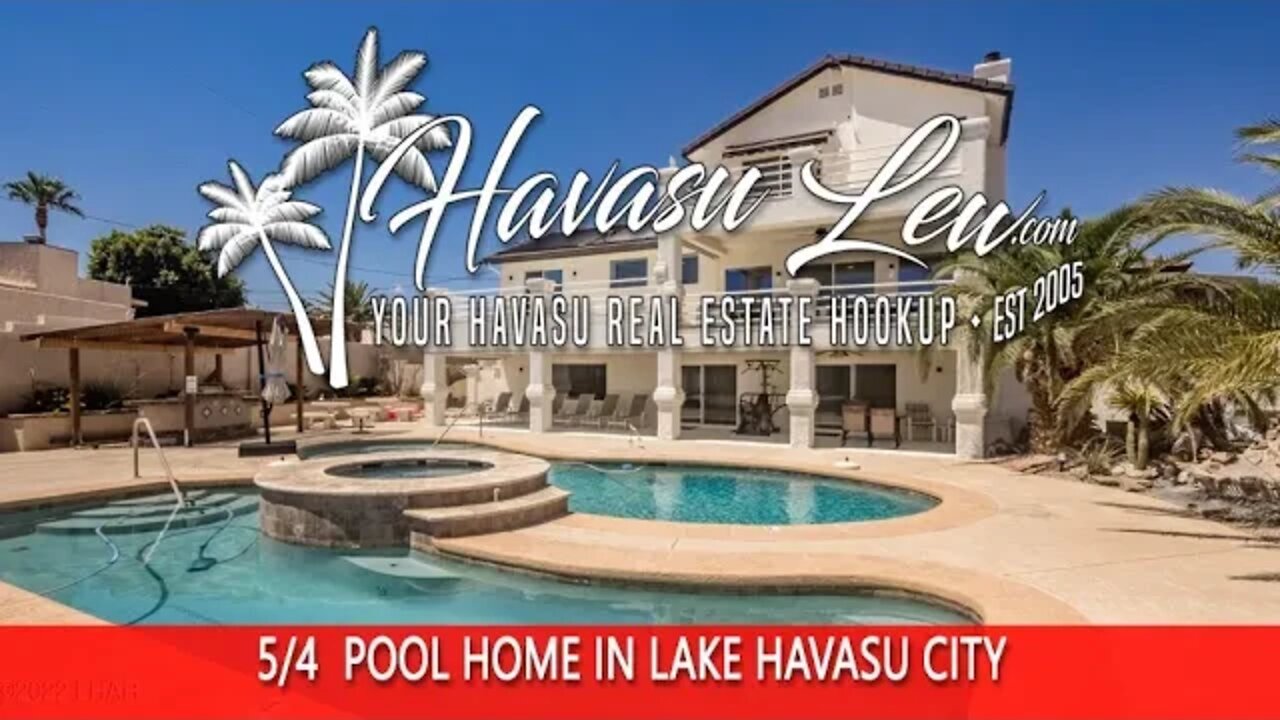 5 Bedroom Pool Home in Lake Havasu City 861 Bryce Ct MLS 1022203