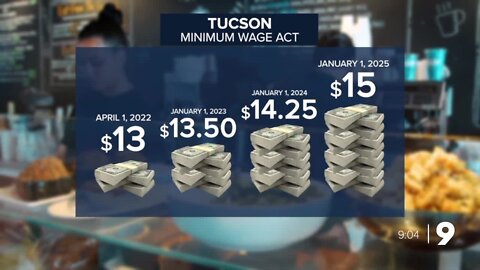 Tucson business owners prepare for new minimum wage hike