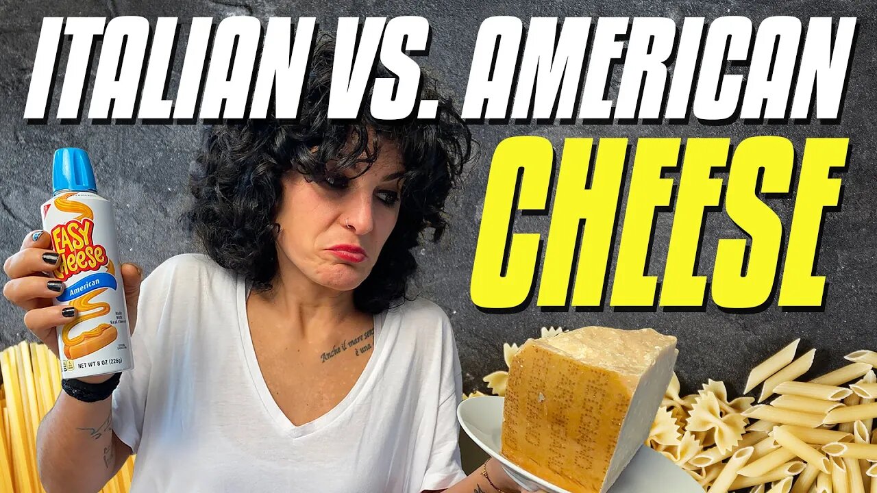 Italian vs. American Cheese Blind Taste Test | Italian Tries American Cheese