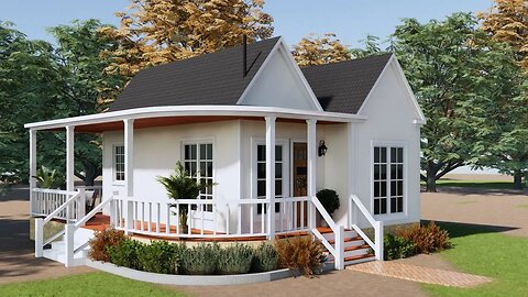 "Small Space, Big Comfort: A Brilliant Cottage House Idea!